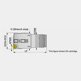 COUNTERBORING HEAD STS-EX Counterboring head with external 4-start thread for single tube system (STS), diameters adjustable, tool diameter ø40.00 - ø291.99 mm - Big-tools Industrial Supply Tools for Metal Cutting